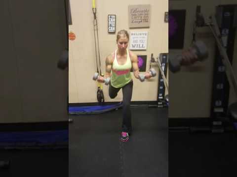 Every BODY's Fit "FIT Clip" 393 Video: Wall Lunge Bicep Curl for Total Body