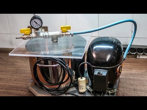 DIY Vacuum Pump And Chamber