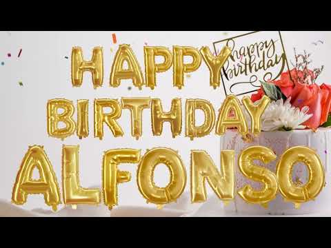 Alfonso  Happy Birthday Song   / Happy Birthday Song for Alfonso  🥳