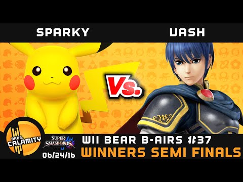 WBB #37 | Sparky (Pikachu) vs TL|BC Vash (Marth) - Winners Semi Finals - Smash Wii U