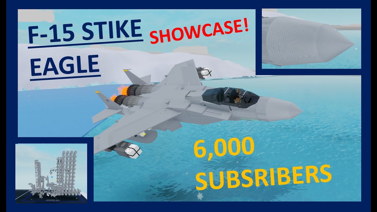 F-15 STRIKE EAGLE!! | Plane Crazy | Showcase - 𝟲𝗞 𝗦𝗣𝗘𝗖𝗜𝗔𝗟