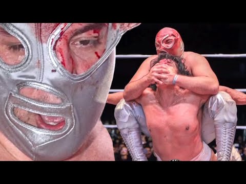 SANTO JR GANA CABELLERA de ÁNGEL BLANCO JR