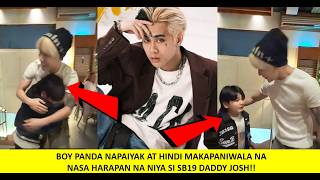 Download lagu BOY PANDA NAPAIYAK AT HINDI MAKAPANIWALA NA NASA HARAPAN NA NIYA SI SB19 DADDY JOSH!! mp3