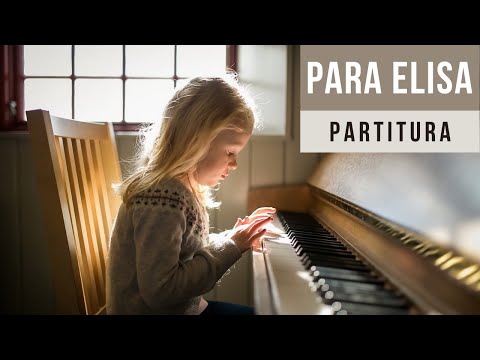 Increíble Caracterizar niña Para Elisa (Beethoven) 🎹Descarga la Partitura para piano gratis | Solfeando