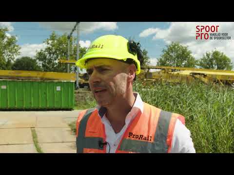 Werktrein van kilometer maakt spoor tussen Utrecht en Geldermalsen weer stabiel