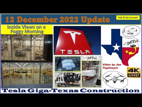 Inside Views of Casting, 4680 Cell & W GA sections! 12 December 2022 Giga Texas Updates (07:00 AM)