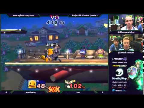 S@X 10/14/14 - JewChainz (Squirtle) vs Hat (Sheik) - Project M Winners Quarters - Smash PM