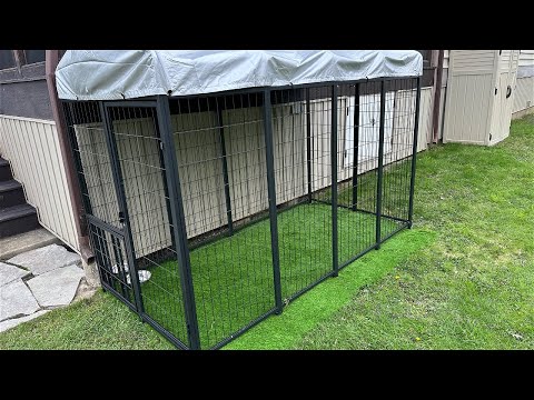 ROOMTEC 8 ft x 4 ft x 5.6 ft Outdoor Dog Kennel Review