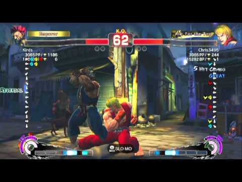 SSF4 AE: Kirds(Akuma) vs Chris3495(Ken) - HD 720p