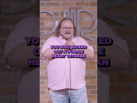 Purple heart vet gets kicked out #standup #comedy #crowdwork