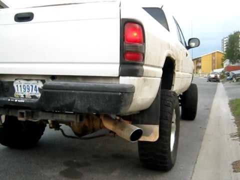 2001 Dodge cummins, 4" MBRP Turbo back