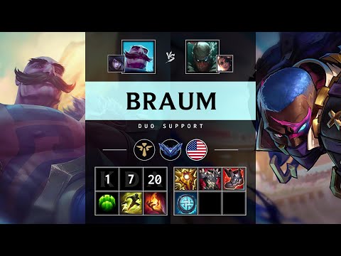Braum Support vs Pyke - NA Diamond Patch 25.10