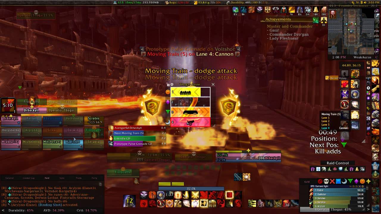 Glory of the Draenor Raider: There's Always a Bigger Train (BRF: Operator Thogar)