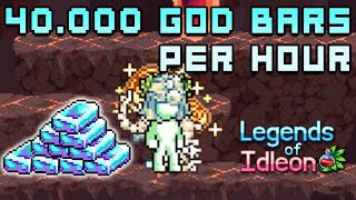 IdleOn How to smelt 40k God bars per hour | Idleon Smelting God bars