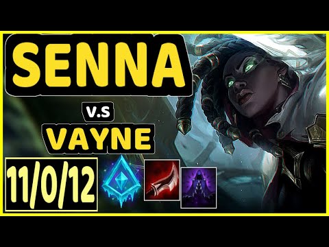 COMP (SENNA) vs VAYNE - 11/0/12 KDA BOTTOM ADC CHALLENGER GAMEPLAY - EUW