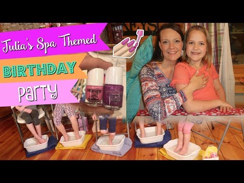 Girl's Spa Themed Birthday Party || 9 Year Old Birthday