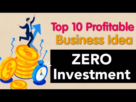 Top 10 most profitable startup businesses in Zero Investment | Zero Investment Business Ideas Video