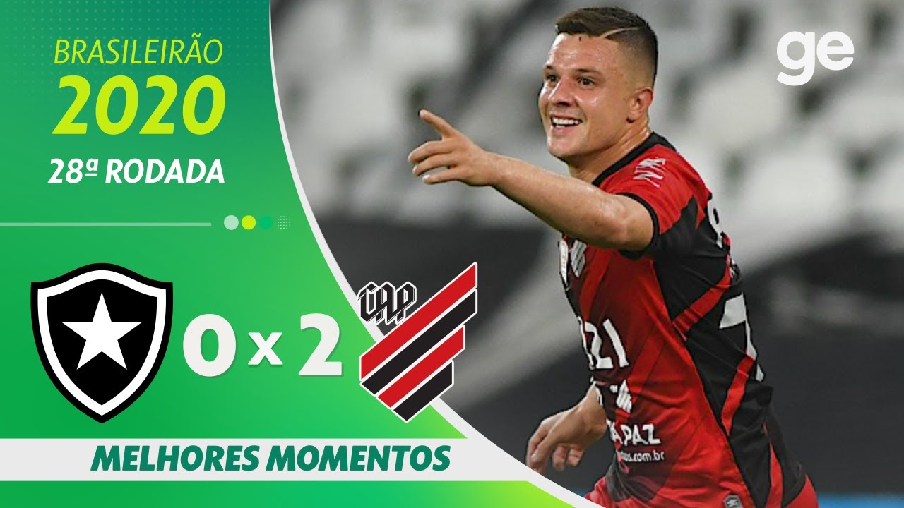 VÍDEO | Gols e principais lances da derrota do Botafogo para o Athletico-PR