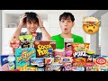 Eating EXOTIC SNACKS For The FIRST TIME