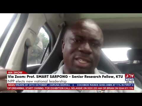 The positions of the 1st, 2nd and 3rd Vice Chairmen were a big surprise to me.- Prof. Smart Sarpong