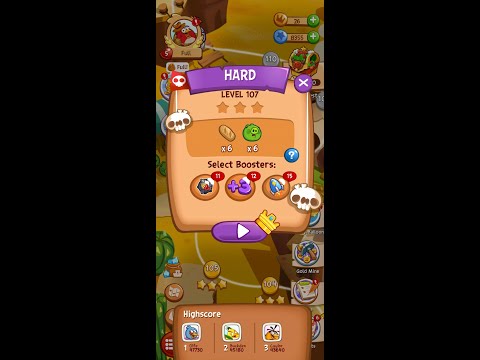 Angry Birds Blast Level 107