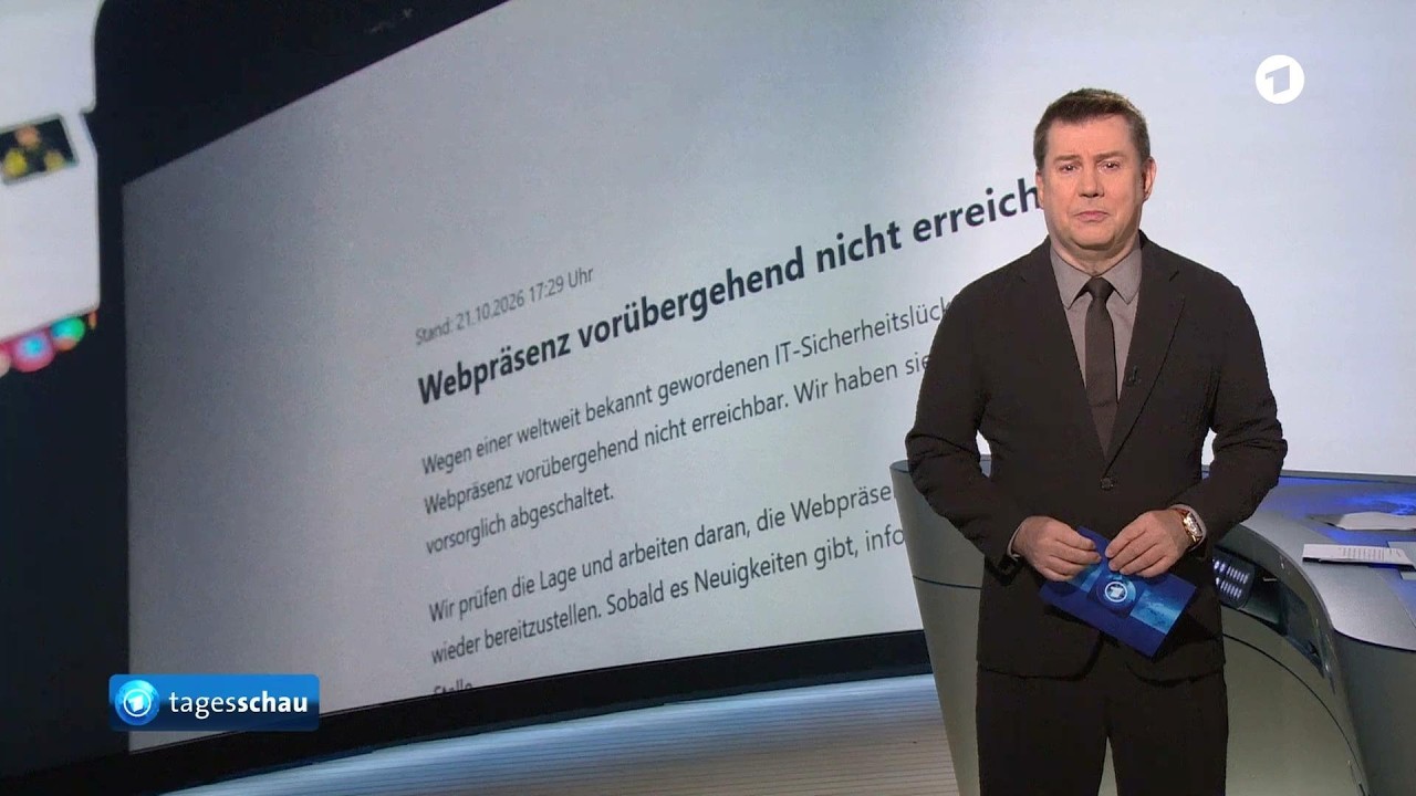 tagesschau 20:00 Uhr, 22.10.2026