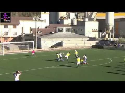 Aiora al poste (Añorga B 4-5 Oiartzun B) - www.ligasfutbolfemenino.com