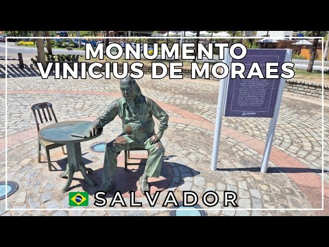 Vinicius de Moraes Monument in Itapuã, Salvador, Bahia, Brazil - Brazilian Music History