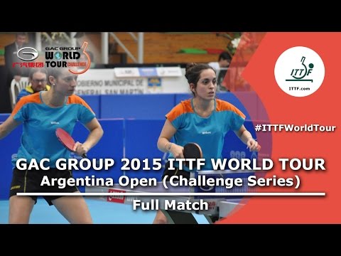 2015 Argentina Open FULL MATCH: JEON Jihee/YANG Haeun vs ARGUELLES Camila/CODINA Ana (FINAL)
