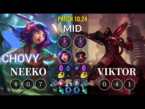 DRX Chovy Neeko vs Viktor Mid - KR Patch 10.24