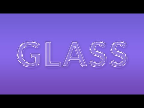 How to Create Glass Text Effect/Glass Logo Effect | Photoshop Tutorial