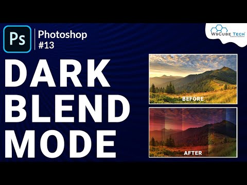 How to Use Dark Blend Mode in Adobe Photoshop Photoshop Blend DARK Effect Tutorial