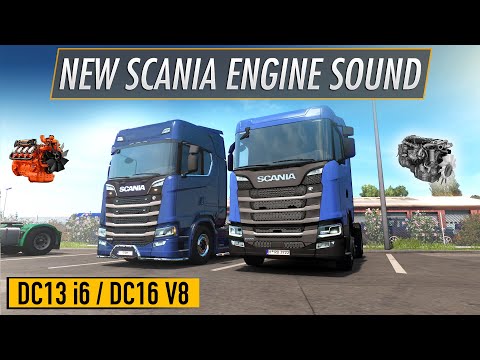 ETS2 1.37 New Scania Engine Sounds (New Engine Sound Samples for S/R 2016 Streamline)