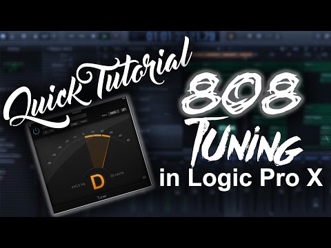 How To Tune 808s In Logic Pro X | Beat Maker Tutorials