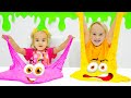Alice With Friend Makes Giant Slime