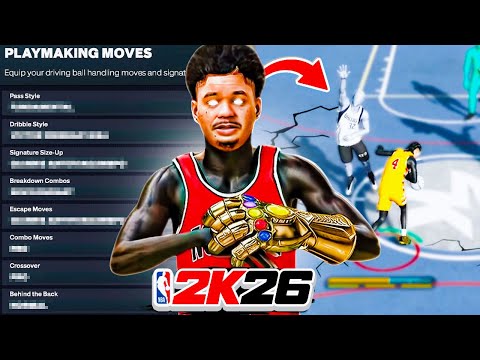 *NEW* BEST SIGS TURNED Me INTO THANOS in NBA 2K26! BEST DRIBBLE MOVES 2K26 ALL BUILDS