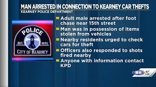 Police arrest man after several thefts in southern Kearney