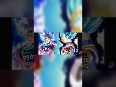 Brawl stars  rank up goku vs vegeta #dbs #dbz
