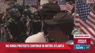 'Went downhill' Protesters tear-gassed at DeKalb protest speak