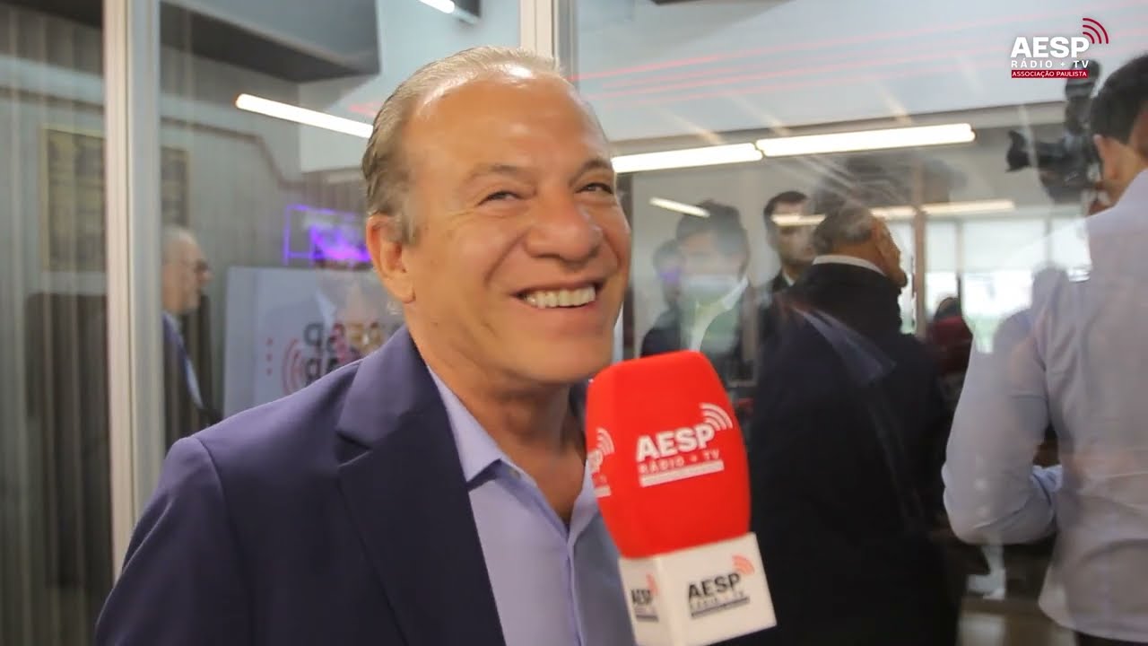 📣 Secretário JORGE LIMA durante o lançamento do Desenvolve Radiodifusão na Sede da AESP