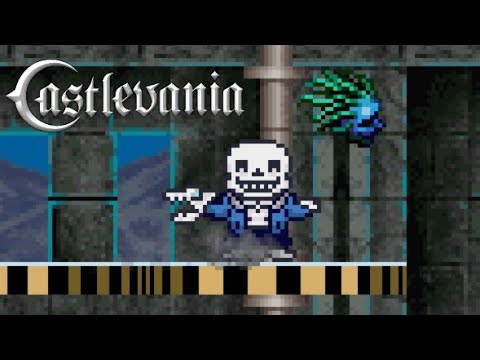 Sans Undertale in Castlevania: Portrait of Ruin