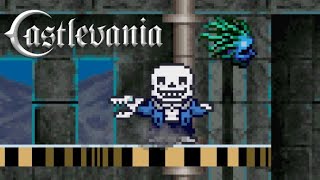 Sans Undertale in Castlevania: Portrait of Ruin