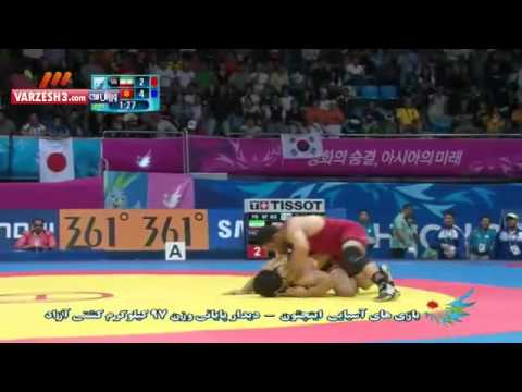 Reza Yazdani (IRAN) -Asian games 2014 - Wrestling Final