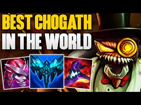 BEST CHO'GATH IN THE WORLD SOLO CARRIES CHALLENGER WITH CHO MID | CHALLENGER MID CHO'GATH GAMEPLAY