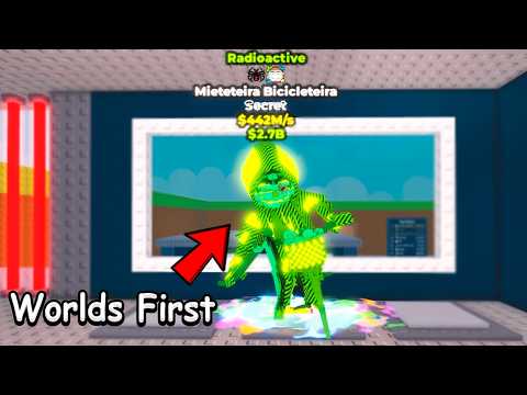 I Got WORLDS First MODDED Secret in The ACTUAL Steal A Brainrot...