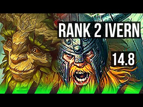 IVERN vs OLAF (JGL) | Rank 2 Ivern, 6k comeback, 3/3/23 | TR Challenger | 14.8