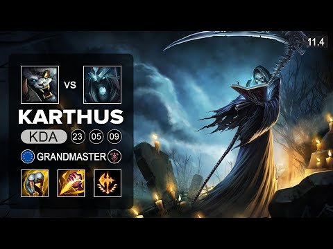 SeΙfmade Karthus Jungle vs Rengar - EUW Challenger Patch 11.4