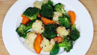 10-Minute Butter Garlic Sautéed Veggies | Healthy Side Dish