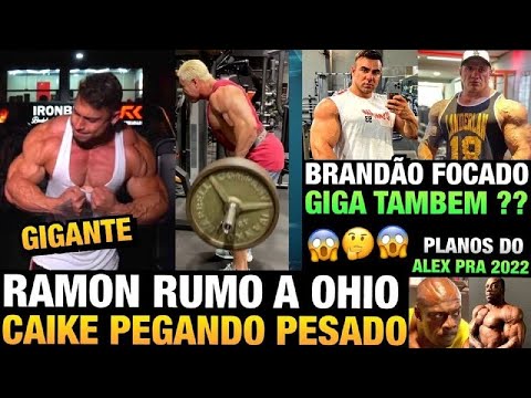 RAMON APARECE GIGANTE NA MAX - CAIKE TREINANDO PESADO - BRANDÃO JÁ ESTÁ NO FOCO - GIGA TAMBÉM ??