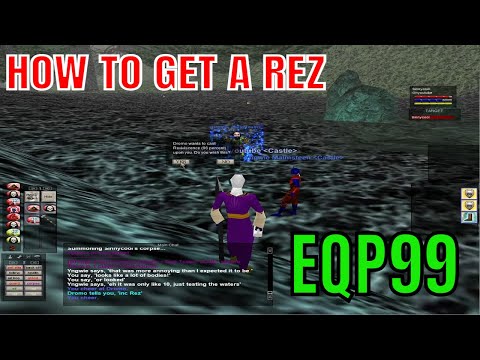 Everquest Project 1999 Guide / What to do when you die? How to get a rez resurrection guide tips P99